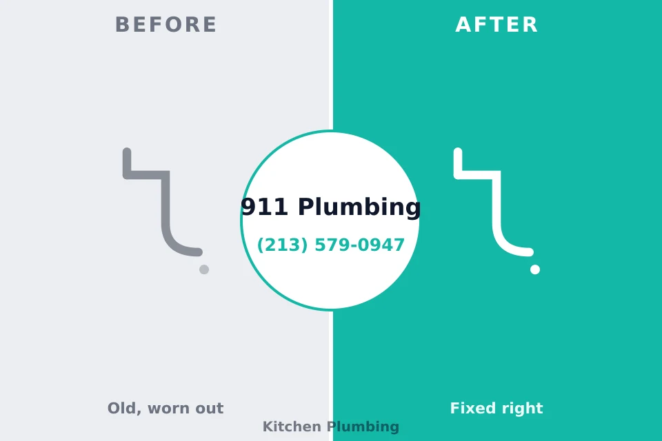 Before and after: plumbing repair Saybrook-on-the-Lake, OH